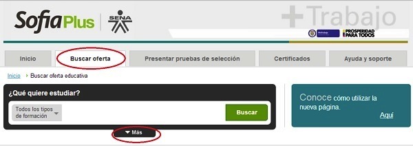 Oferta educativa para Tecnólogos SENA 2017