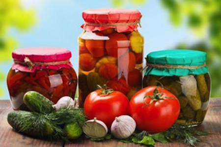 Preparacion de conservas de frutas y verduras