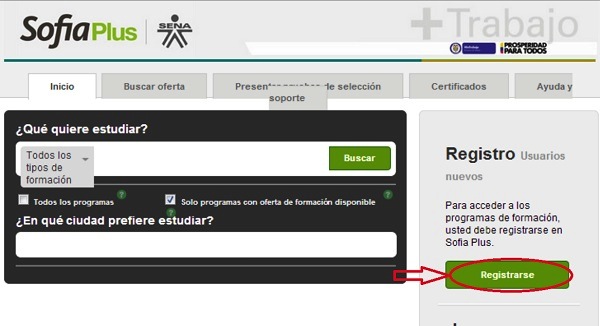 Procesos para aspirantes en SENA SOFIA Plus